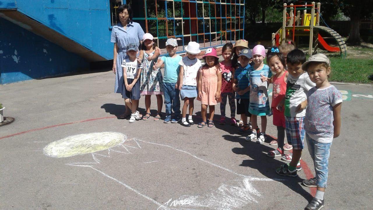 С Днем рожденья Астана! Старшая группа "Бәйтерек" 05.07.2018г